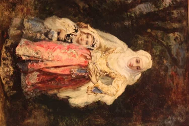 Orientalin mit ihrer Tochter